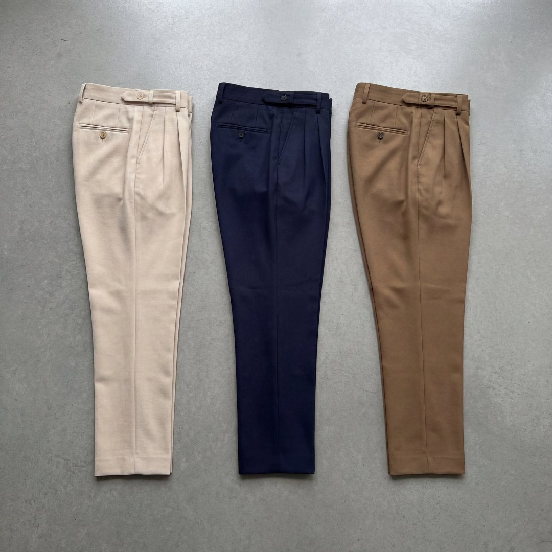 Men's Tailored Fit Trouser with Side Tab Waist Close Up