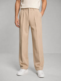 Men's Tailored Straight Leg Trousers | Smart Casual Fit Hero