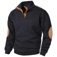Men's V-Neck Sweatshirt | Casual Outdoor Style with Flex Fit Angle