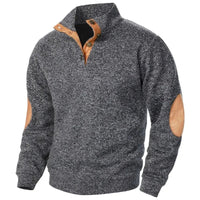 Men's V-Neck Sweatshirt | Casual Outdoor Style with Flex Fit Side