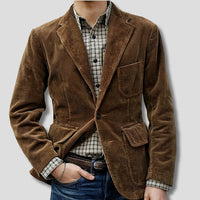 Men's Vintage Blazer Vest Set | Tailored Smart Casual Side
