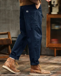 Men's Vintage Cargo Pants | Relaxed Fit with Utility Pockets Side