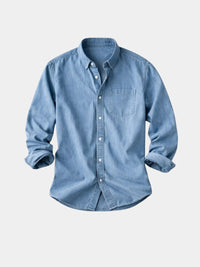 Men's Vintage Cotton Long Sleeve Shirt Hero