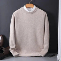 Men's Wool Loose Sweater | Relaxed Fit Knit Jumper Lifestyle