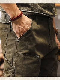 Men's Workwear Straight-Leg Utility Pants with Cargo Pockets Alternate