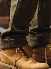 Men's Workwear Straight-Leg Utility Pants with Cargo Pockets View 11