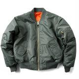 Unisex Classic Bomber Jacket with Ribbed Trim