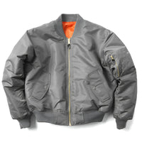 Unisex Classic Bomber Jacket with Ribbed Trim Side