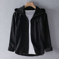 Unisex Lightweight Linen Hoodie Back