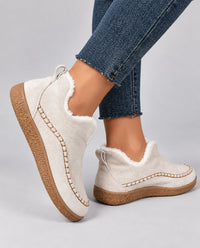 Women's Ankle Boots | Fur Lined with Slip On Fit Close Up
