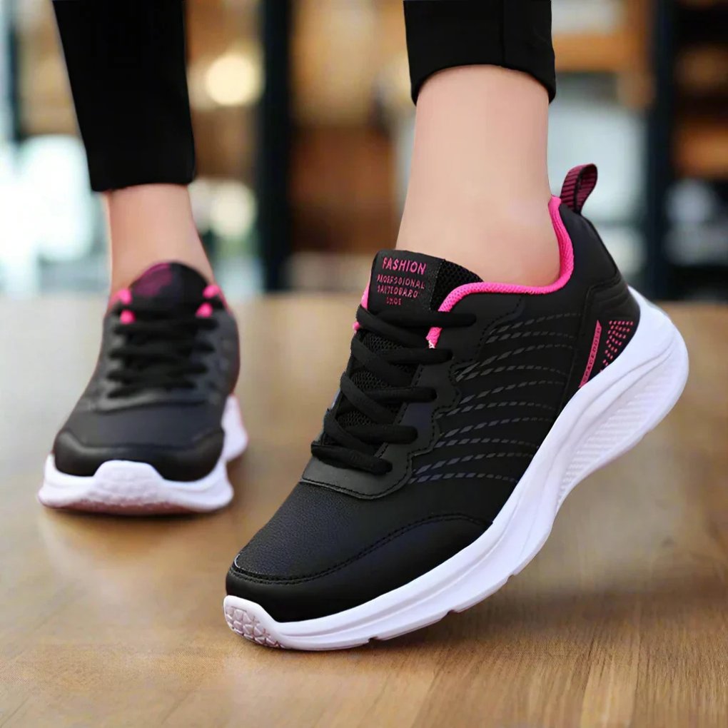Women's Anti Slip Work Shoes with Grip Sole Detail