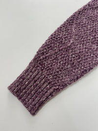 Women's Cable Knit Sweater Dress | Diamond Texture Relaxed Fit Close Up