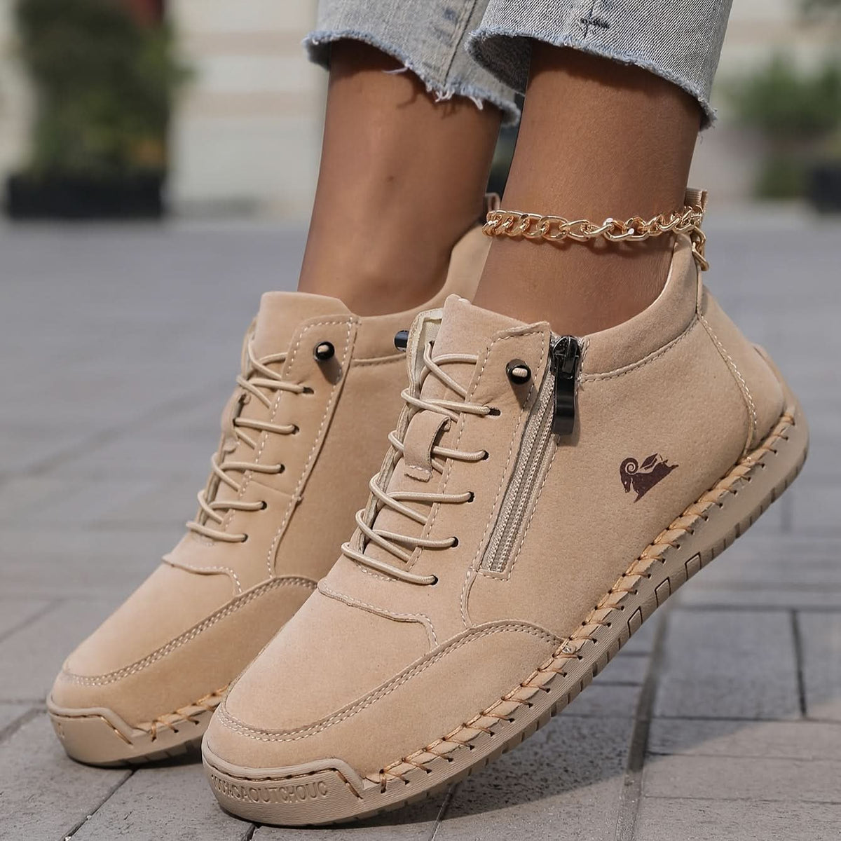 Women's Comfort Sneakers with Arch Support Front