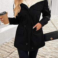 Women's Cosy Hooded Jacket | Warm Lined with Sherpa Hood Hero