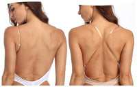 Women's Deep V Backless Body Shaper | Seamless Elegance Front