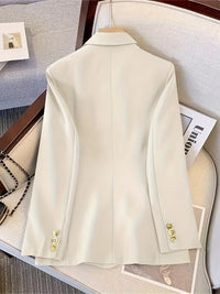 Women's Double-Breasted Blazer | Smart Work to Formal Close Up