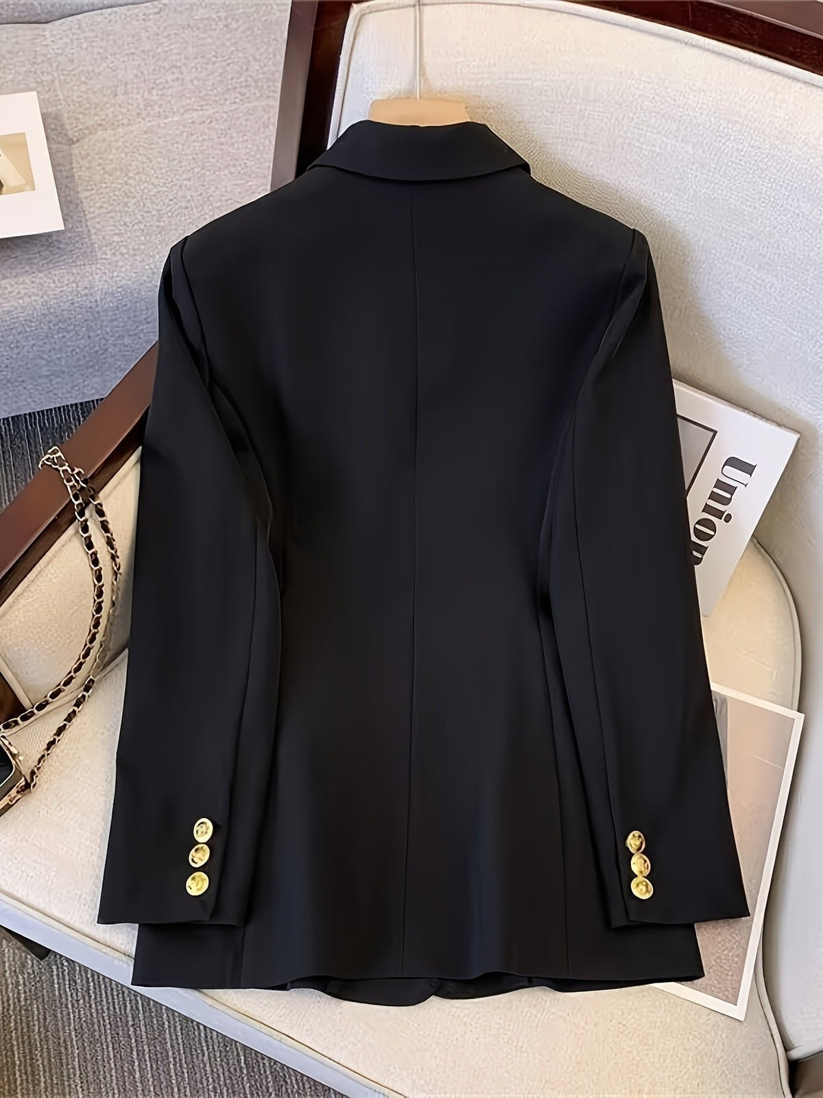 Women's Double-Breasted Blazer | Smart Work to Formal Front