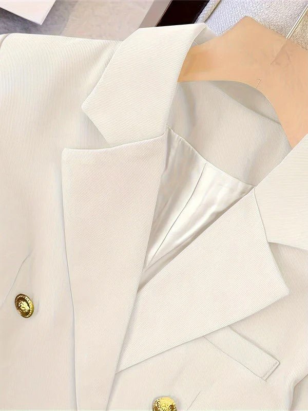 Women's Double-Breasted Blazer | Smart Work to Formal Lifestyle