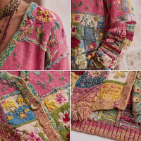 Women's Elegant Summer Cardigan with Open Front Front