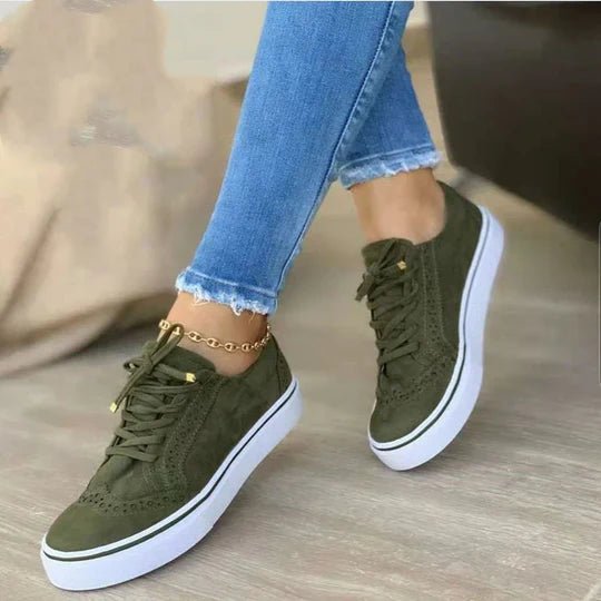 Women's Everyday Lace-Up Sneakers with Platform Sole Hero