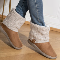 Women's House Boots | Slip On with Knit Cuff Full