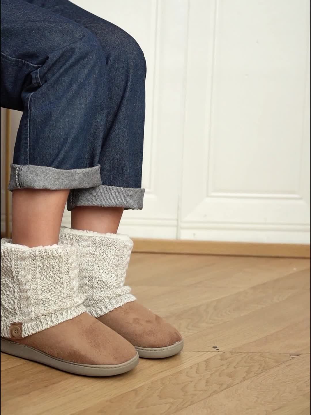 Women's House Boots | Slip On with Knit Cuff View 11