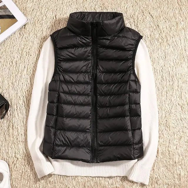 Women's Lightweight Down Vest with Packable Design Hero