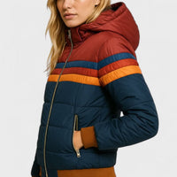 Women's Lightweight Waterproof Jacket with Water-Repellent Finish Back