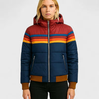 Women's Lightweight Waterproof Jacket with Water-Repellent Finish Close Up