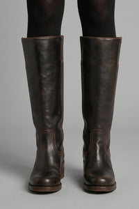 Women's Mid-Calf Orthopaedic Boots with Block Heel Angle