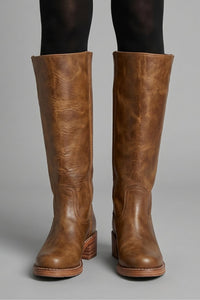 Women's Mid-Calf Orthopaedic Boots with Block Heel Full