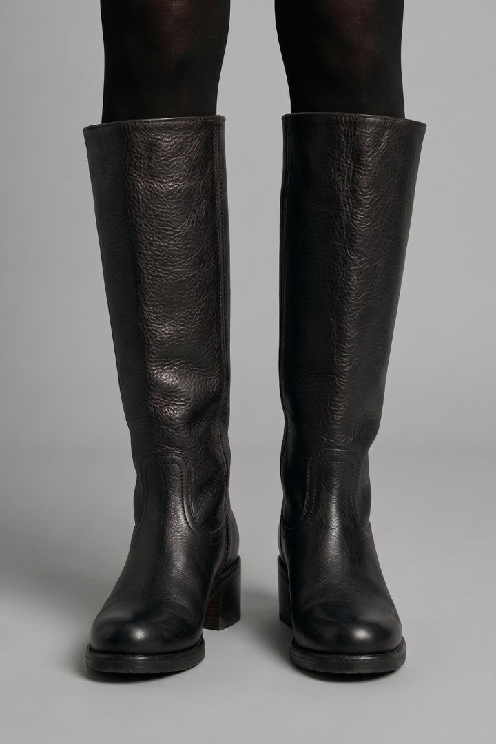 Women's Mid-Calf Orthopaedic Boots with Block Heel Lifestyle