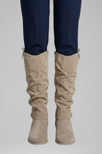 Women's Orthopaedic Knee-High Boots with Side Zip Detail