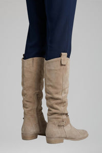 Women's Orthopaedic Knee-High Boots with Side Zip Side