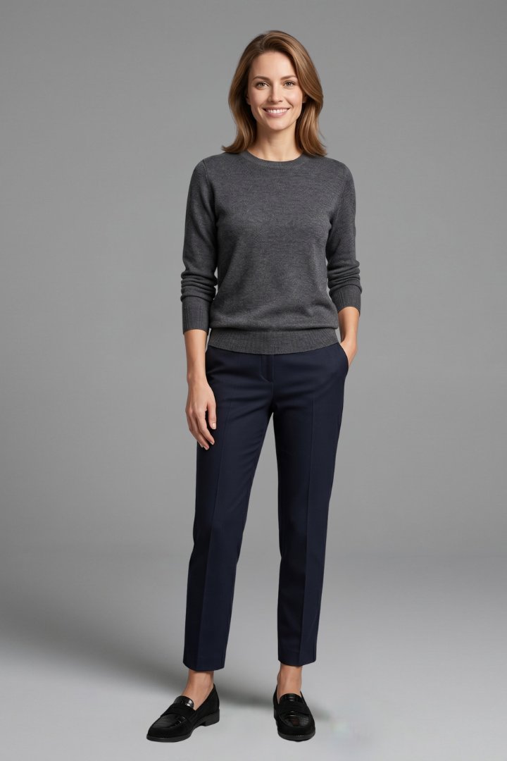 Women's Orthopaedic Loafers | Flat Sole with Textured Upper Front