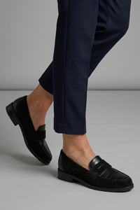 Women's Orthopaedic Loafers | Flat Sole with Textured Upper Side