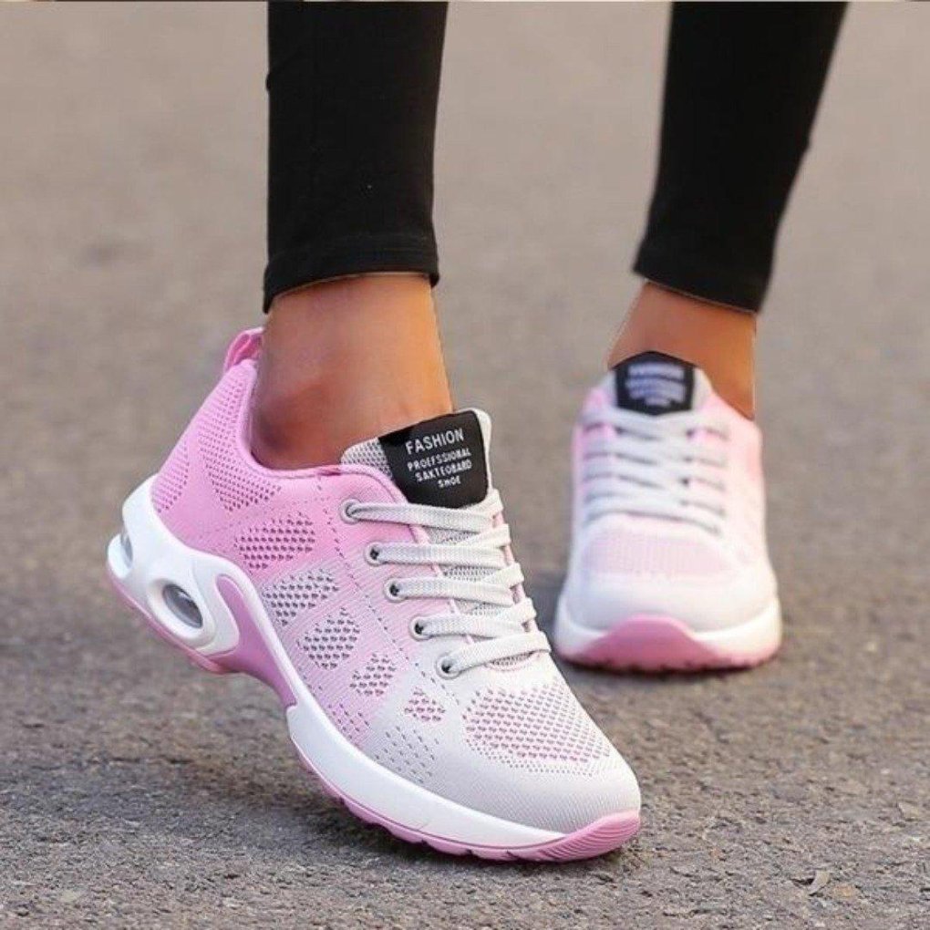 Women's Orthopedic Lightweight Walking Shoes with Arch Support Back