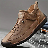 Women's Orthopedic Sneakers | Leather Slip On with Cushioned Sole Full