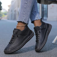 Women's Orthopedic Sneakers | Leather Slip On with Cushioned Sole Hero