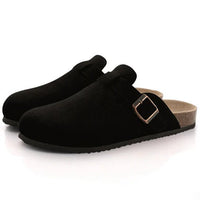 Women's Orthopedic Suede Cork Slippers Back