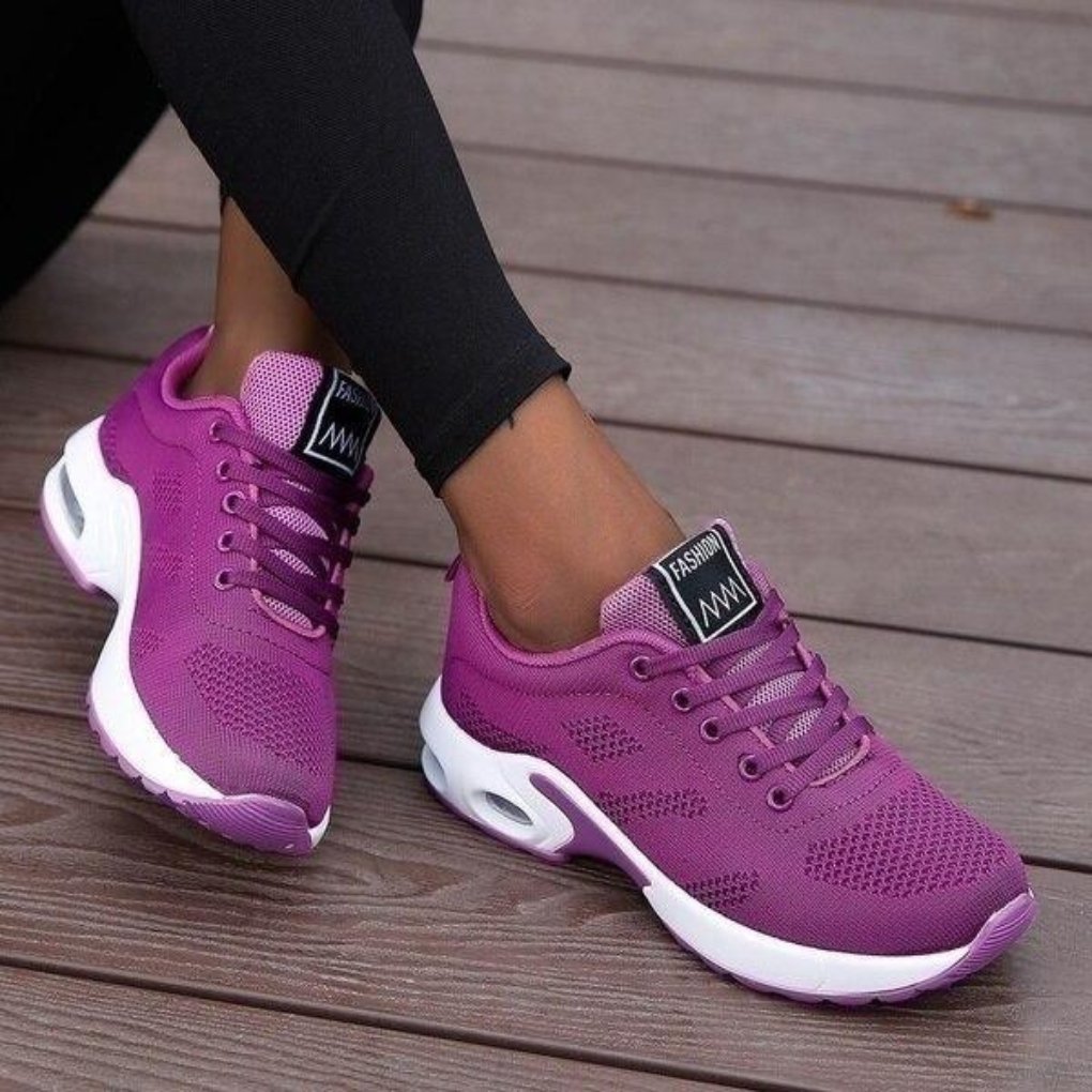 Women's Orthopedic Walking Shoes with Cushioned Arch Support Side