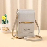 Women's Touch Screen Shoulder Bag with Phone Pocket Back