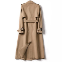 Women's Vintage Trendy Trench Coat | Timeless Edge with Modern Appeal Back